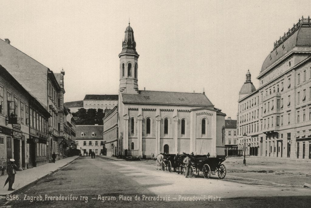 Trg Petra Preradovića oko 1905. godine